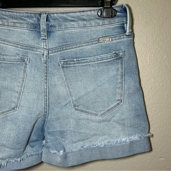 Kancan Jasmine high rise denim shorts women’s size large - Picture 8 of 10